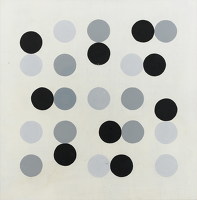 Artist Michael Canney: System with Circles no. 1, mid 1980s