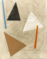 Artist Michael Canney: Three triangles, 1991