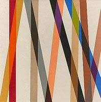 Artist Michael Canney: Candy stripe II, 1987